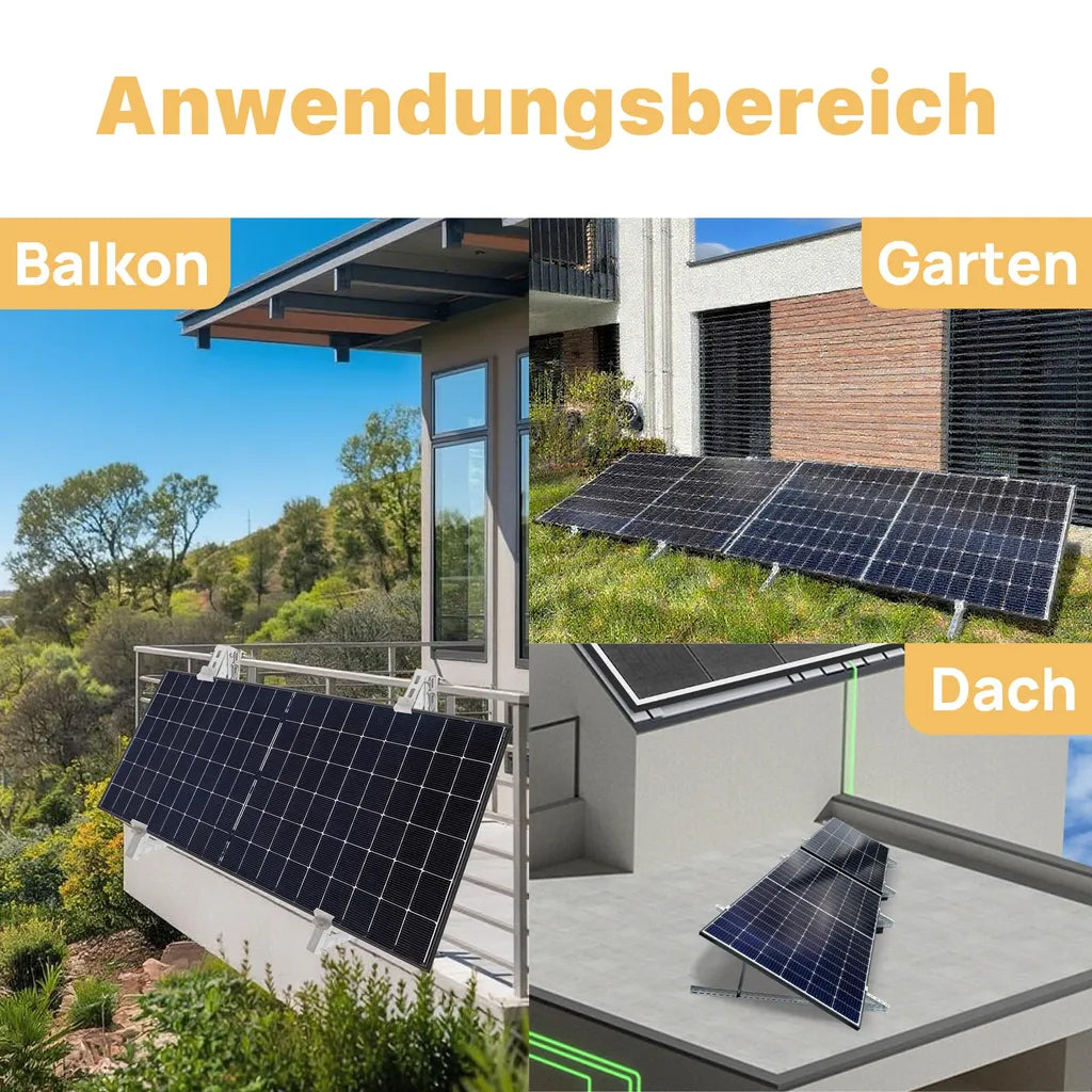 ALLDREI Balkonkraftwerk | Anker Solix Solarbank 3 E2700 Pro & 3x BP2700 | 8x 500W Bifazial
