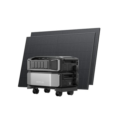 EcoFlow DELTA Pro Ultra 6144Wh + 2×400W Solar | 6900W Powerstation erweiterbar bis 30kWh