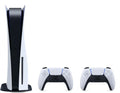 Sony PlayStation 5 Disk Edition Bundle – Spielkonsole 825GB SSD, 4K Blu-Ray, 120fps + 2x DualSense