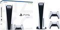 Sony PlayStation 5 Disk Edition Bundle – Spielkonsole 4K Blu-Ray, 120fps + 2x DualSense Controller